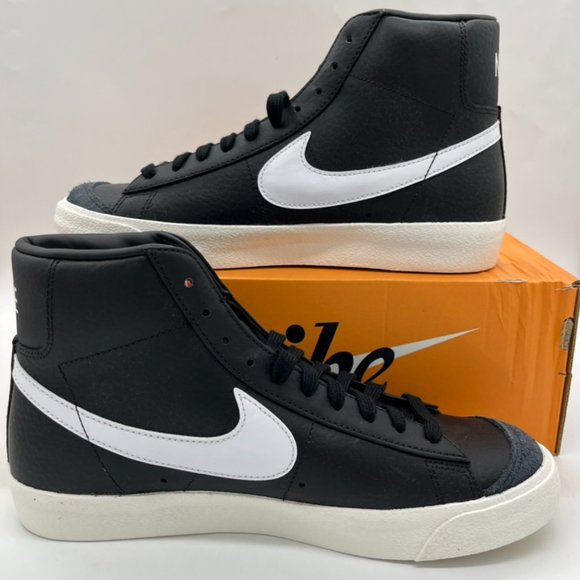 Nike Blazer Mid '77 VNTG Black White Sail BQ6806-002 Men's Multi Size NEW - Picture 2 of 7